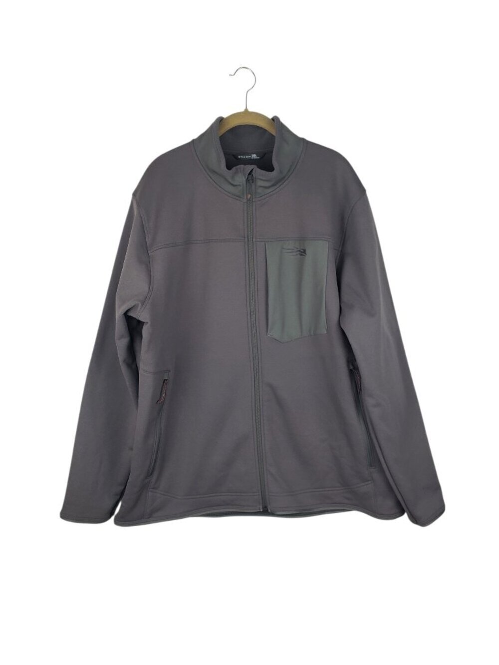 Sitka Gear Dry Creek Fleece Jacket Gray Full Zip Hunting Polygiene Mens XXL